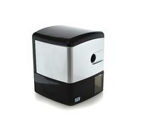 Sacapuntas Eléctrico a RED - REF. 0172- Sistema de Gran Capacidad y Rapidez, Silencioso, Mecanismo Metálico con Sistema Auto-Stop, Base Antideslizante y Cajón de Residuos Fabricado Por SDI. (Negro)