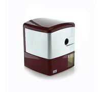 Sacapuntas Eléctrico a RED - REF. 0172- Sistema de Gran Capacidad y Rapidez, Silencioso, Mecanismo Metálico con Sistema Auto-Stop, Base Antideslizante y Cajón de Residuos Fabricado Por SDI. (Rojo)