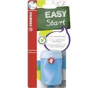 Sacapuntas ergonómico con depósito - STABILO EASYsharpener - Afila 3 diámetros distintos - Color azul - Modelo para DIESTROS