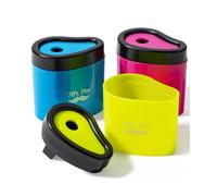 Sacapuntas manual Mr. Pen, paquete de 3, colorido, de mano, para ni os.