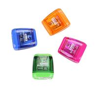 Sacapuntas manual para aula, herramienta de afilado de doble agujero para estudiantes, niños, escuela, lápices para niños