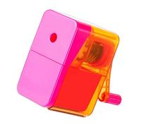 Sacapuntas manual para niños con contenedor, alimentación automática, para la mayoría de lápices de madera de 7,3 a 8,0 mm, sacapuntas para bocetos y aulas