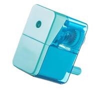 Sacapuntas manual para niños con contenedor, alimentación automática, para la mayoría de lápices de madera de 7,3 a 8,0 mm, sacapuntas para bocetos y aulas