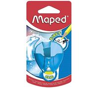 Sacapuntas maped plastico i-gloo 1 uso con deposito colores surtidos en blister
