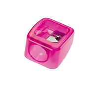 Sacapuntas mor plastico para ceras gruesas de 17mm 1 uso colores surtidos - Unitario