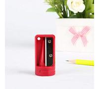 Sacapuntas para carpintería, cortador de lápices para carpintería, herramienta de afilado estrecho, herramientas manuales para carpintería (4 unidades, rojo)