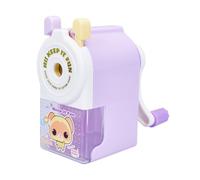 Sacapuntas para niños JAWSEU sacapuntas manual sacapuntas de escritorio con manivela y depósito sacapuntas para el hogar la escuela suministros de oficina