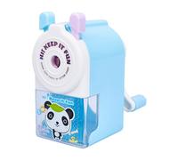 Sacapuntas para niños JAWSEU sacapuntas manual sacapuntas de escritorio con manivela y depósito sacapuntas para el hogar la escuela suministros de oficina