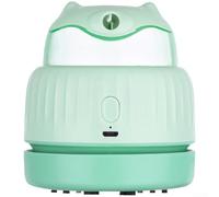 Sacapuntas portátil de doble propósito y aspiradora con potente succión y largo tiempo de funcionamiento con una sola carga (verde)