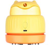 Sacapuntas portátil de doble propósito y aspiradora con potente succión y largo tiempo de funcionamiento con una sola carga (amarillo)