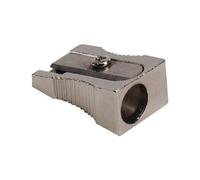 Sacapuntas Q-Connect Metálico de Un Solo Uso en Forma de Cuña