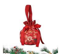 Sacas navideñas: de favor de los días de Navidad de 10x20 cm para dulces, golosinas con estampados divertidos, de regalo para niños, amigos, familiares, bocadillos en el aula y asombroso