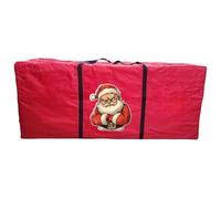 Sacca Per Albero Di Natale - Borsa Porta Albero Natalizio Grande | Borsa Rossa Organizzatrice Per Ghirlande E Decorazioni | Soffitta, Seminterrato, Sottoletto