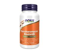 Saccharomyces boulardii, ideal para viajes al extranjero, NOW (60 cápsulas)