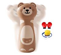Sacco Da Boxe Gonfiabile - Set Da Boxe per Bambini Stabile Dei Cartoni Animati | Di˚te Sacco Di Sabbia Da per Fitness Con Base Resistente, Design Morbido E Sicuro per Ragazzi, Ragazze,