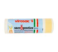 saccopratico - saccorifiuti baño, con le asas, 42 x 45 cm - 25 piezas - [unidades 6]