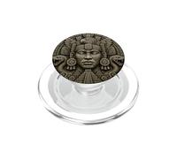 Sacerdote Serpiente Maya Piedra Reliquia Antiguo Templo Arte PopSockets PopGrip para MagSafe