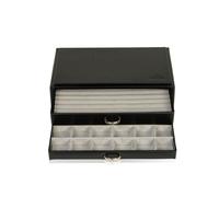 Sacher Joyero Vario / Caja de Anillos - Negro