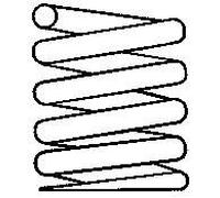 SACHS 2x Muelle de suspensión Eje trasero Compatible con MERCEDES-BENZ Clase C Sedán W202 Longitud:340mm Diámetro exterior:99mm 996 372