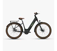 SachsenRAD Bicicleta eléctrica E-SUV All-Terrain CityBike S5G Centro con cambio continuo y transmisión por correa, motor central de 27,5 pulgadas con entrada profunda