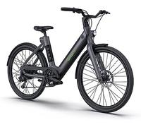 SachsenRAD xBird Urban City Bike C6F Connect - Bicicleta eléctrica con aplicación antirrobo (pantalla LCD integrada y luces LED homologadas para 150-180 cm), color gris claro