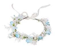 SacJkt Diadema De Flores, Corona De Flor De Flor De Cerezo, Diadema Floral De La Guirnalda, Guirnalda Nupcial Bohemia Colorida Del Pelo De La Flor Para La Boda, Fiesta