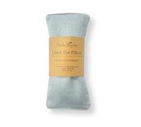 Sacksy Thyme Almohada de lino orgánico para ojos, lavanda y linaza para relajación, yoga, alivio del estrés, almohadilla térmica para microondas y compresa fría, fabricada en Estados Unidos, regalos