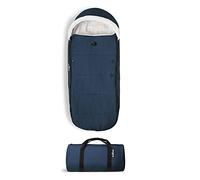 Saco BABYZEN YOYO, Azul Marino - Forro polar y capucha con cordón para mantener caliente al bebé - Incluye bolsa para viaje - Lavable a máquina