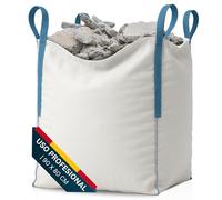 Saco Big Bag 1000kg (1 Unidad) | Sacos Escombros Obra 90x90x90 cm | Big Bags Resistentes y Reutilizables para Jardín, Arena, Grava, Leña y Sacas 1000kg para Reparto (1)