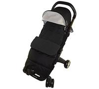 Saco/Cosy Toes Compatible con ABC diseño paseo negro Jack