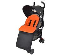 Saco/Cosy Toes Compatible con Maclaren Techno XT/Quest/XLR/volo - Color Naranja