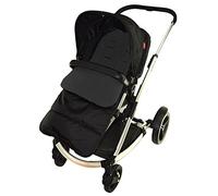 Saco/Cosy Toes Compatible con Smart de Phil & Teds Buggy carrito negro Jack