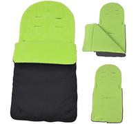 Saco cubrepiés compatible con carrito Maclaren Techno XT/Quest/XLR/Volo, color verde lima