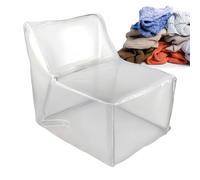 Saco De Almacenamiento Para Peluches | Funda Impermeable Para Silla Puff Con Cremallera,Organizador De Juguetes Translúcido Para Dormitorio,Regalo Para Hijos E Hijas