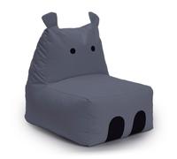 Saco de asiento para niños Cojín de asiento Sillón con funda de respaldo lava...
