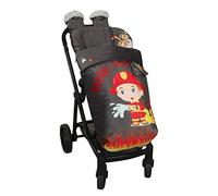 Saco de Bebé Universal Silla con Cubre Pies Polar, Desmontable con Cremalleras. Lavable a máquina. (Fireman)
