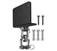 Saco de boxeo, cadena colgante de 5.1 x 4.3 x 1.57 pulgadas, soporte de pesada, soporte de metal para gimnasio en casa, soporte de de boxeo, cadenas de acero portátiles, gancho giratorio