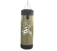 Saco de Boxeo Colgante Con Relleno - 80cm Vacío Para Entrenamiento, Lucha, Karate, Fitness - Incluye Gancho Deportivo, Cadenas y Mosquetón