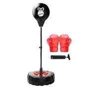 Saco De Boxeo Con Standard,Bolsa De Boxeo De Pie,Bolsa De Velocidad Ajustable Altura | Saco De Boxeo Con Base De Pie, Saco De Boxeo De Altura Flexible Y Guantes De Boxeo Para Fitness