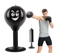Saco de Boxeo de Escritorio, Bolsa de Boxeo con Ventosa Súper Fuerte, Punching Ball, Antiestrés con Ventosa para Mesa de Oficina y Mostradores, Regalo para Amigos o Compañeros de Trabajo