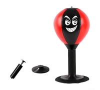 Saco de boxeo de escritorio con ventosa fuerte para escritorio de oficina, pelota de velocidad de boxeo para fitness y gestión del estrés (2)