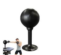 Saco de Boxeo de Escritorio: Entrenador Boxeo con, Mini Saco Cuero PU con Base Resorte, Dispositivo Fitness para aliviar el estrés para mostradores Oficina y hogar,