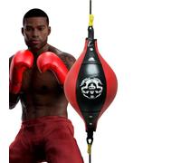 Saco de Boxeo de Velocidad - Resistente con Doble Extremo, Cuerda de Boxeo Desde el Suelo hasta el Techo | Pelota de Punching Resistente para Adultos - Kit de Entrenamiento tailandés de Punch