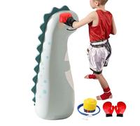 Saco De Boxeo Inflable,Set De Boxeo Inflable para Niños De Alta Resistencia Base Estable Y Divertido - Saco De con Capacidad De Rebote | para Niños, Adolescentes, Hijas E Hijos