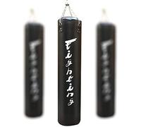 Saco De Boxeo para Entrenamiento De Boxeo, Saco De Boxeo De Entrenamiento De Muay Thai Sin Relleno con Cadena Colgante, Ideal para MMA, Kick Boxing, Artes Marciales,Negro,120cm,outstanding78