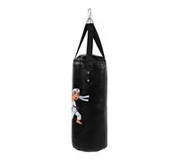 Saco de Boxeo para Niños, 53 Cm Tipo Colgante de Cuero de PU Saco de de Boxeo para Niños Kid Sanda Muay Thai Training Equipo Hueco Saco de Boxeo para Niños con Gancho para