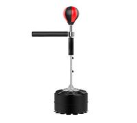 Saco De Boxeo Profesional De Soporte Pesado con Barra Reflectante De 360° - Versión Mejorada con Base Grande Y 14 Ventosas.