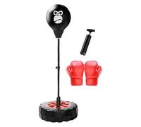 Saco de boxeo Reflex - Kit de saco de boxeo independiente | Saco de boxeo para gimnasio | Saco de boxeo ajustable en altura con guantes de boxeo, Speed Bag para entrenamiento, equipo de
