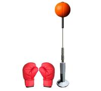 Saco de boxeo reflex - Speedbag de pie, bola reflex de boxeo vertical | Saco de boxeo para velocidad de boxeo Adultos Niños Altura Flexible Entrenamiento reflejo Pelota de boxeo Saco de boxeo para vel