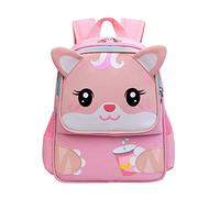 Saco de boxeo relleno para niños y niñas, mochila escolar de jardín de infantes, mochila de moda para niños, mochila de animales pequeños, mochila de felpa con ruedas para manualidades, rosa, Taille